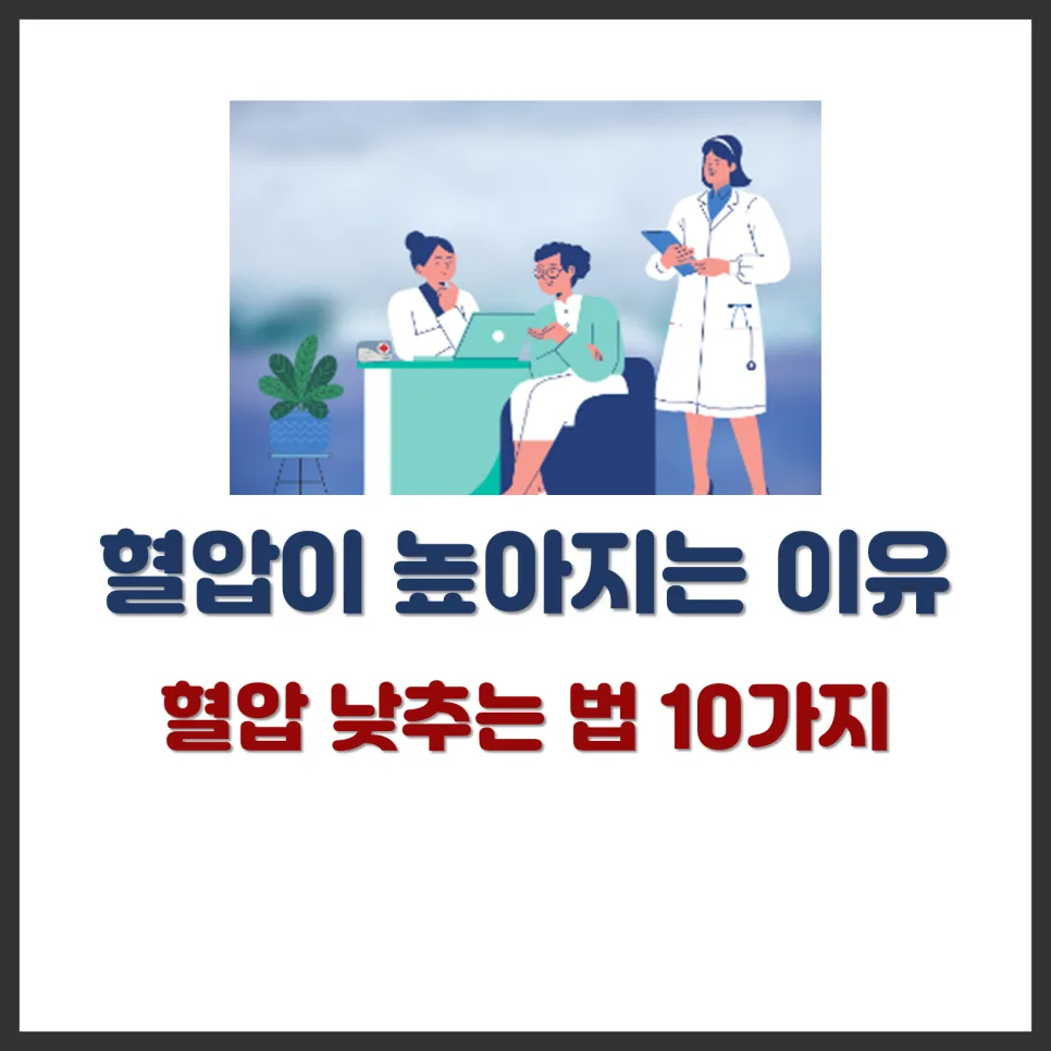혈압 낮추는 생활 습관 10가지 2026년 총정리 — 건강·의학 — sssuuulll