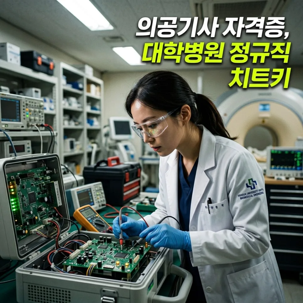 의공기사 자격증 2026년 합격 전략: 대학병원 기술직 취업 로드맵