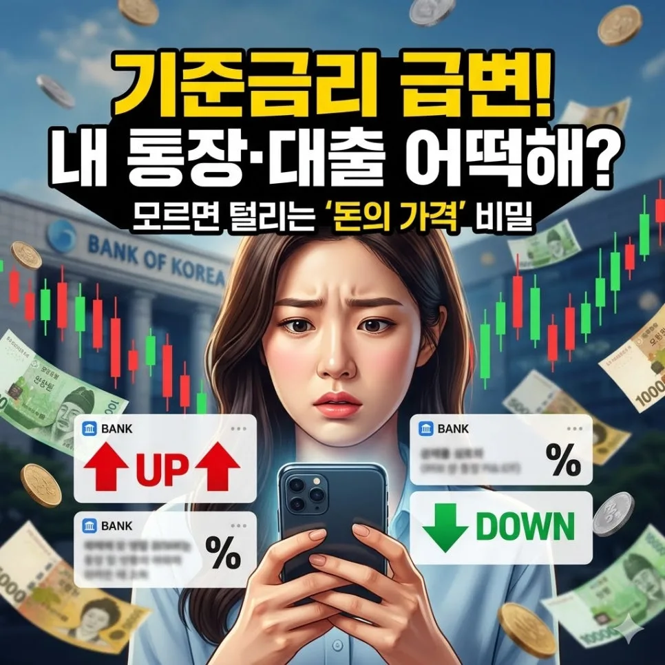 기준금리 뜻, 2026년 내 지갑에 미치는 영향 완벽 분석