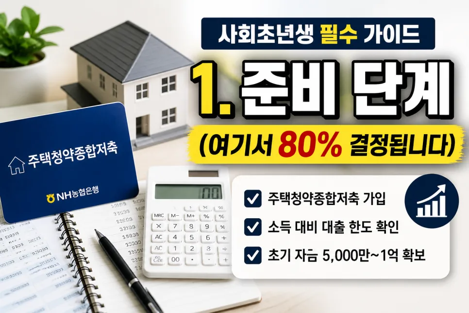 사회초년생 내 집 마련 로드맵 2026: 준비부터 확장까지 2