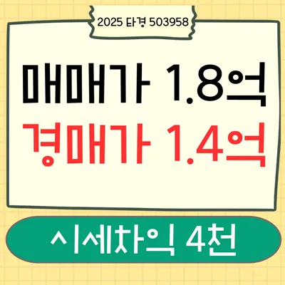 대전 관저동 구봉마을7단지 경매, 1억대로 내 집 마련 가능할까? 2026 2