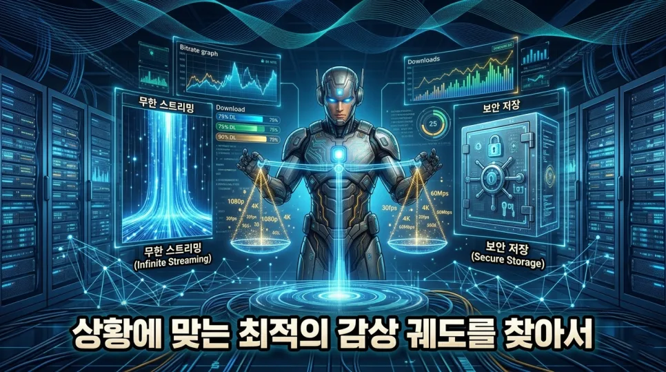 스트리밍 vs 다운로드 2026: 데이터·저장공간 아끼는 최적 감상법 2