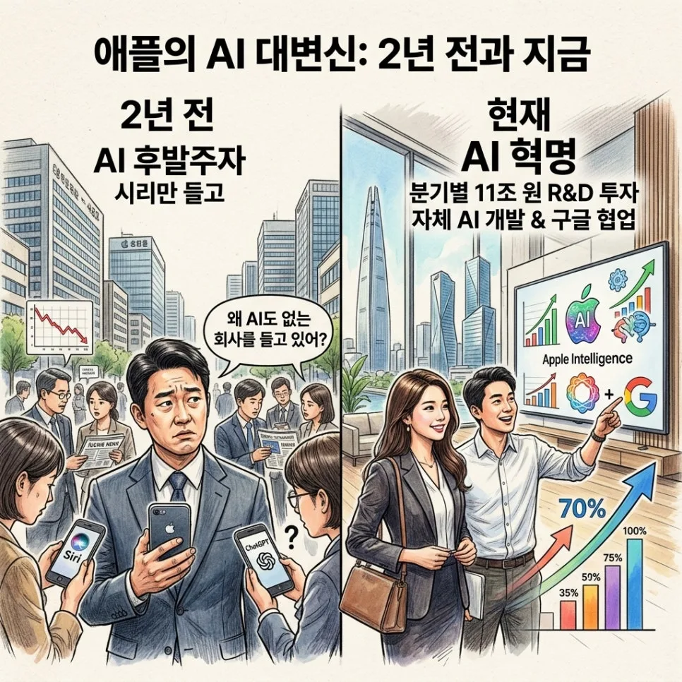 애플 주가 전망 2026: AI 투자 급증, 신 CEO 계획은? 2