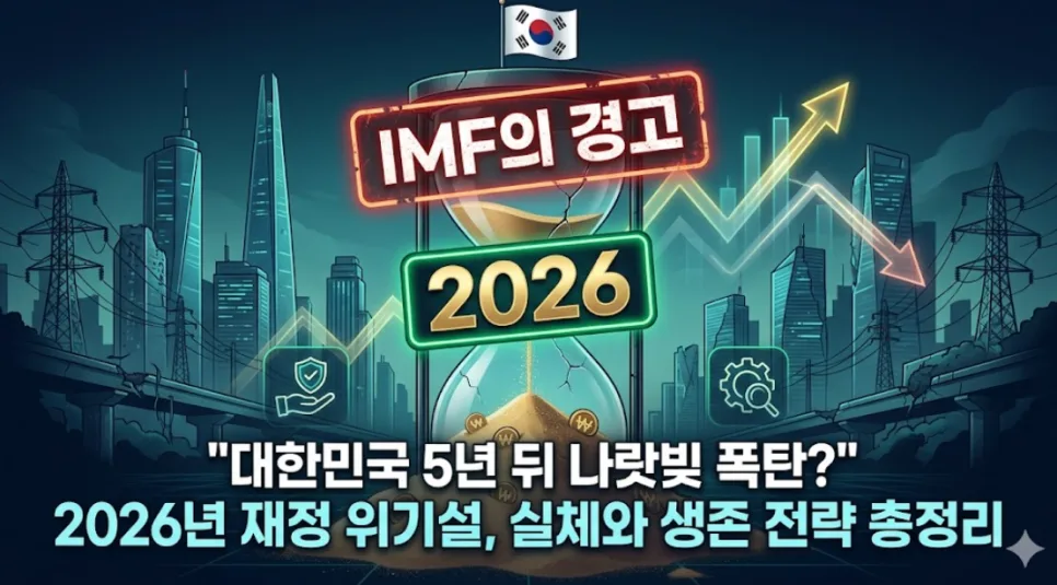 2026년 대한민국 나랏빚 폭탄 경고: IMF 분석과 개인 대비법