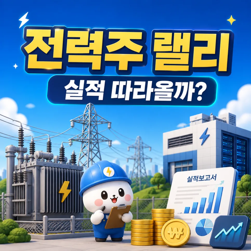 2026년 전력주 실적, 주가 따라갈까? 핵심 투자 포인트 — 비즈니스·경제 — rurln0820