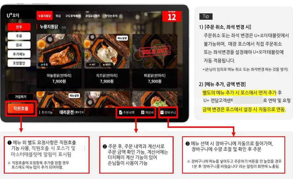 LG U+ 테이블오더, 매장 효율 2배 높이는 비결 2026 3