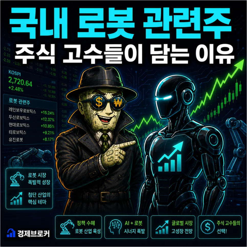 2026년 국내 로봇주 투자: 전문가가 뽑은 핵심 종목 4가지 — 비즈니스·경제 — matzipbroker
