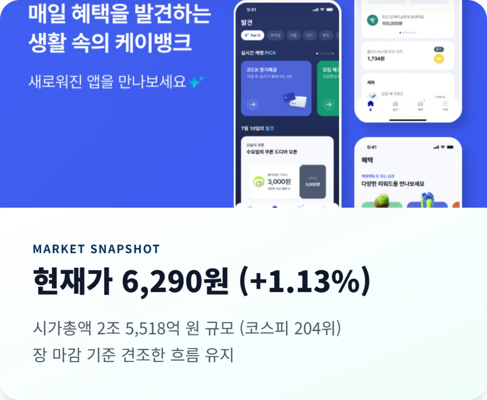 케이뱅크 주가 전망 2026: 이자이익 성장과 개인사업자 대출 전략 분석 2