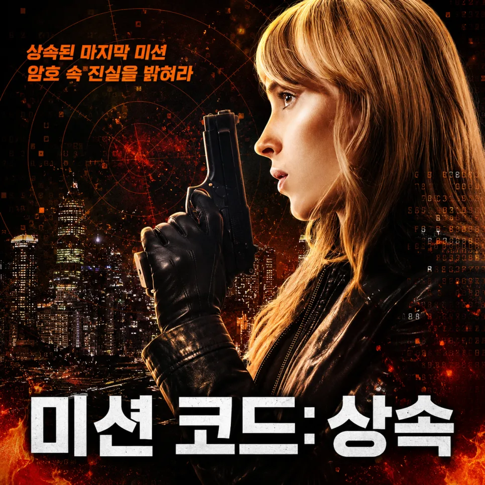 미션 코드: 상속 2025, 피비 디네버의 서울 추격전 분석 — K-영화 — moviechain 1