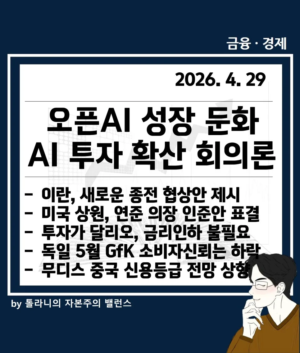 AI 투자 회의론 2026: 오픈AI 성장 둔화, 미국 증시 영향은?