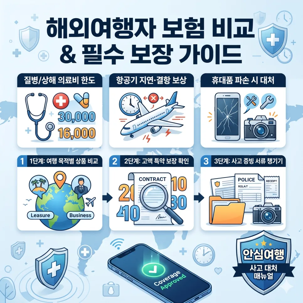 2026년 해외여행자 보험, 제대로 고르는 법과 보상받는 꿀팁