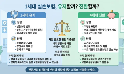 1세대 실손보험, 보장 범위 넓은 이유와 유지 전략 2026 2