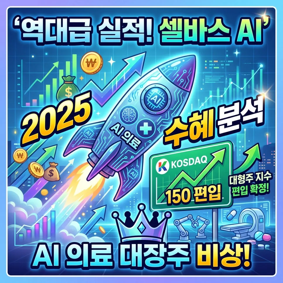 셀바스AI 2025년 최대 실적 달성? 코스닥150 편입 효과 분석 (2026)