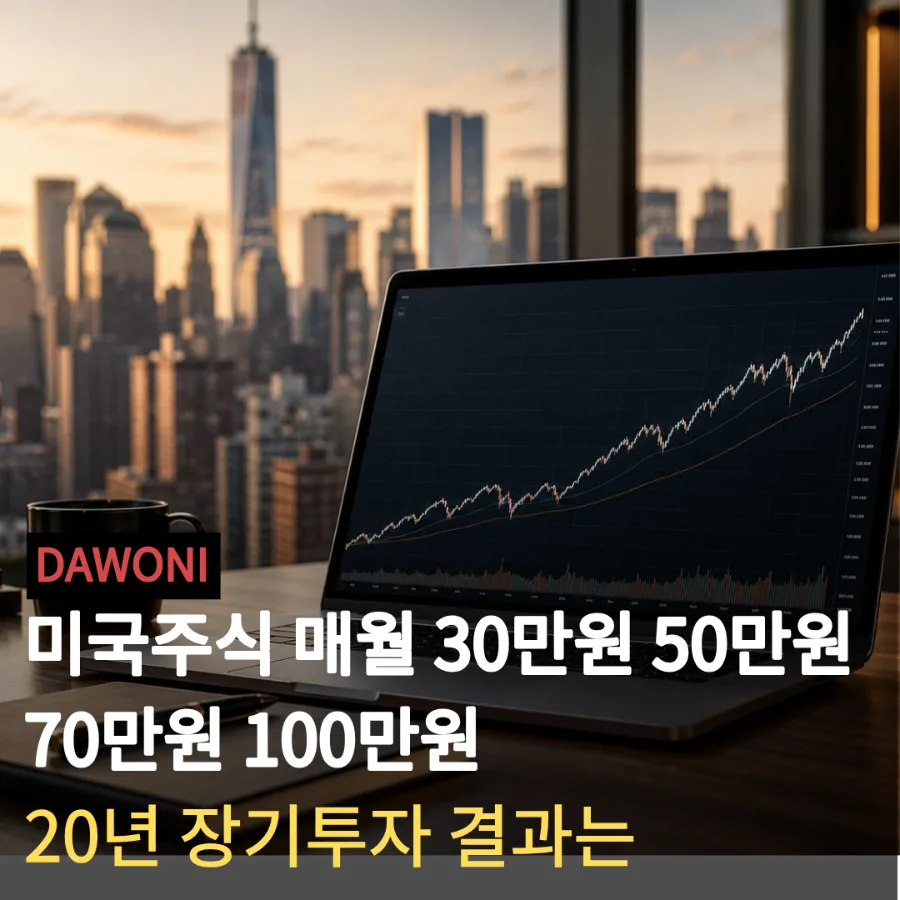 미국 주식 20년 투자: 월 30~100만원으로 5억 만드는 법 2026