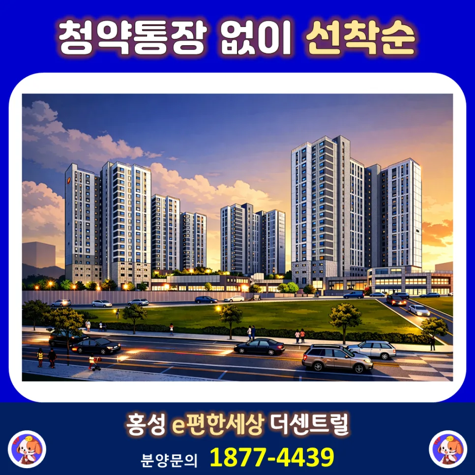 홍성 이편한세상 더센트럴 2026년 미래가치 분석: 입지, 교통, 개발 호재 총정리 2