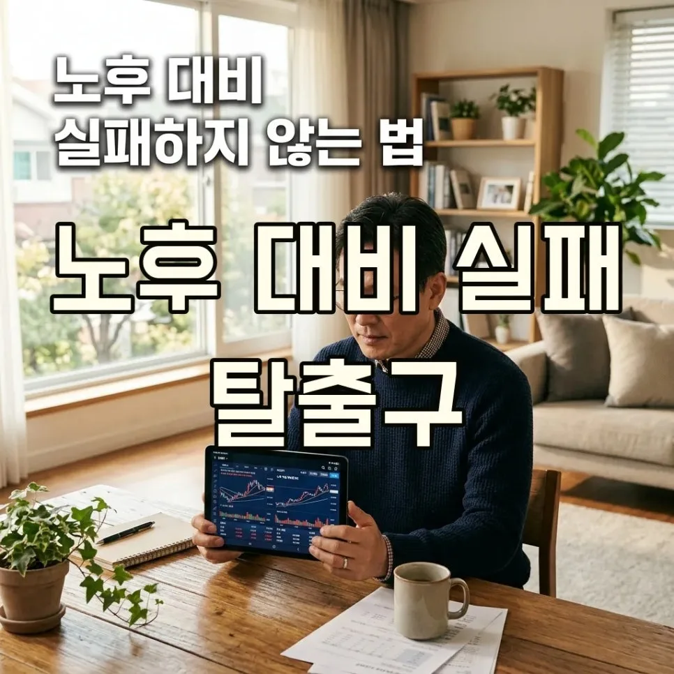 4050 노후 준비 실패 원인과 현명한 재테크 전략 2026