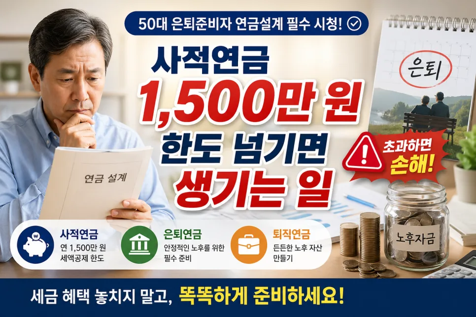 2026년 연금설계: 국민·퇴직·개인연금 3층 탑 쌓기 전략 3