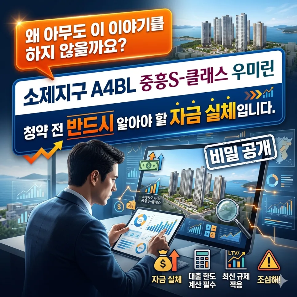 여수 소제지구 A4BL 중흥S-클래스 우미린 청약 전략 2026