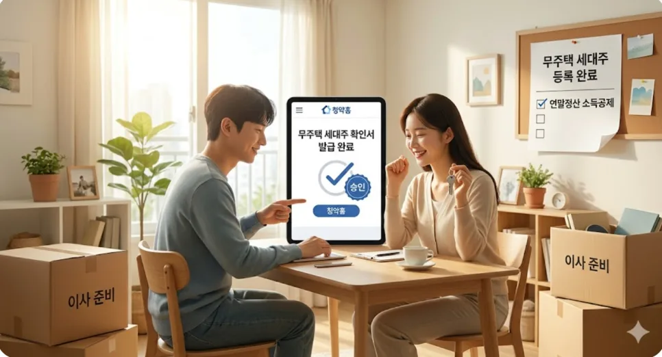 무주택 세대주 확인서 발급 방법 2026: 청약/소득공제 필수 서류