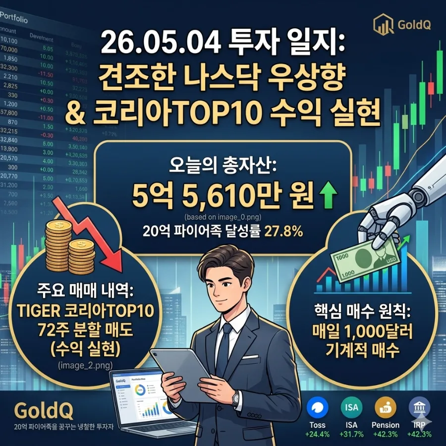 2026년 20억 파이어족 도전: 투자 일지 및 자산 현황 총정리