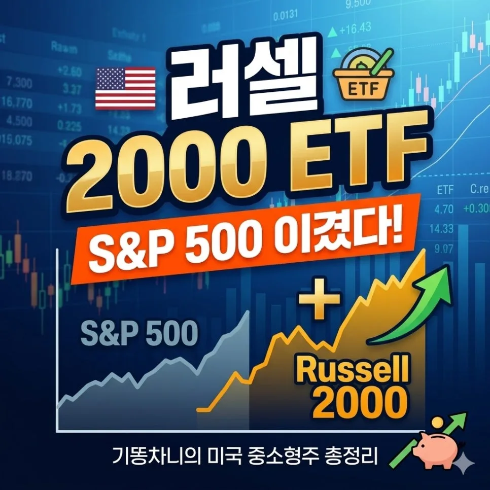러셀2000 ETF, S&P500 능가 수익률 비결 2026년 분석