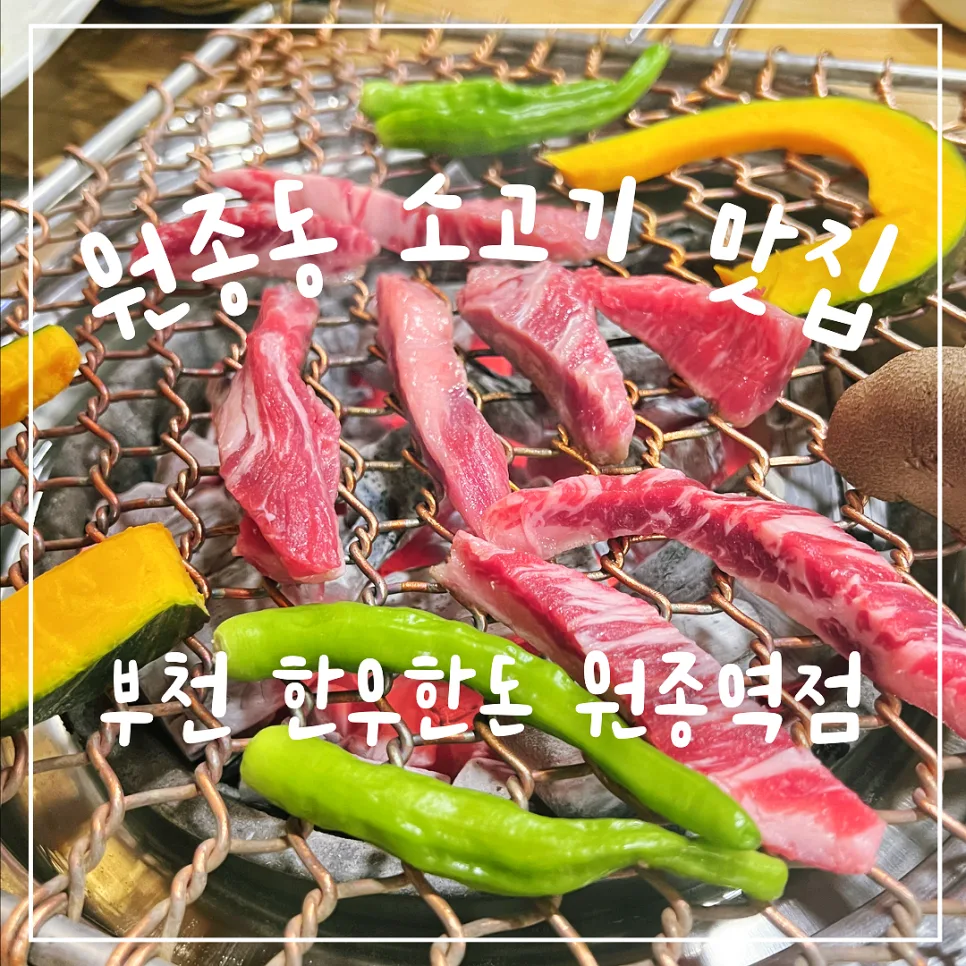 부천 원종동 소고기 맛집 2026: 한우한돈 솔직 후기 — K-푸드·맛집 — honeyissue