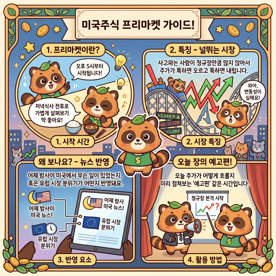 미국 주식 시간별 주가 차이와 거래 전략 2026 2