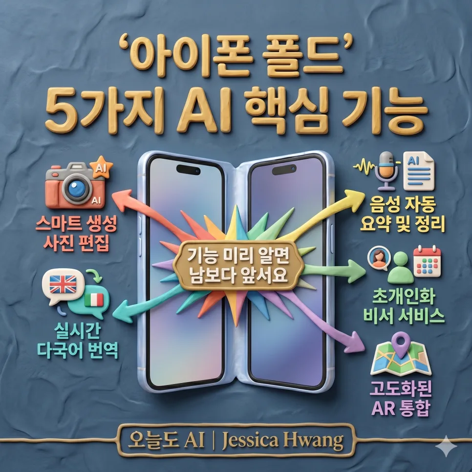 폴더블 아이폰 AI 기능 2026: 핵심 5가지 총정리