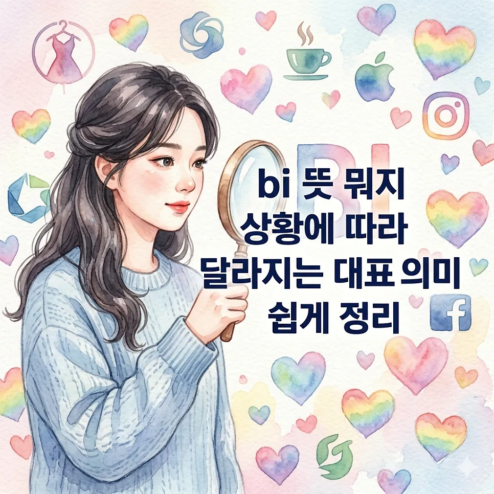 BI 뜻 2026년 최신 정리: 브랜드 정체성 vs 양성애자 구분법
