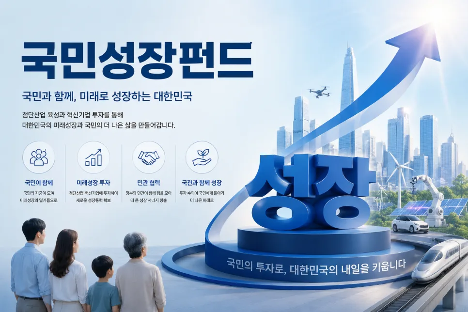 국민성장펀드 2026년 가입 조건 및 세제 혜택 완벽 분석