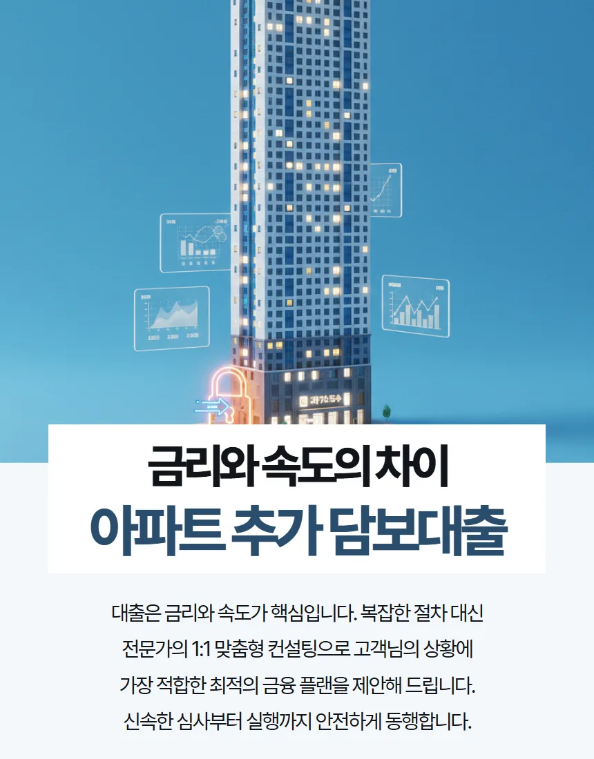 아파트 추가담보대출 2026년 금리 한도 비교 및 승인 후기 2