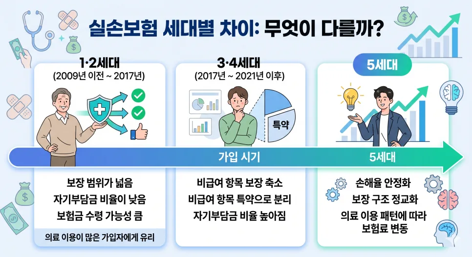 5세대 실손보험 전환, 2026년 전 꼭 알아야 할 득실 분석 — 비즈니스·경제 — hwiyoung_law
