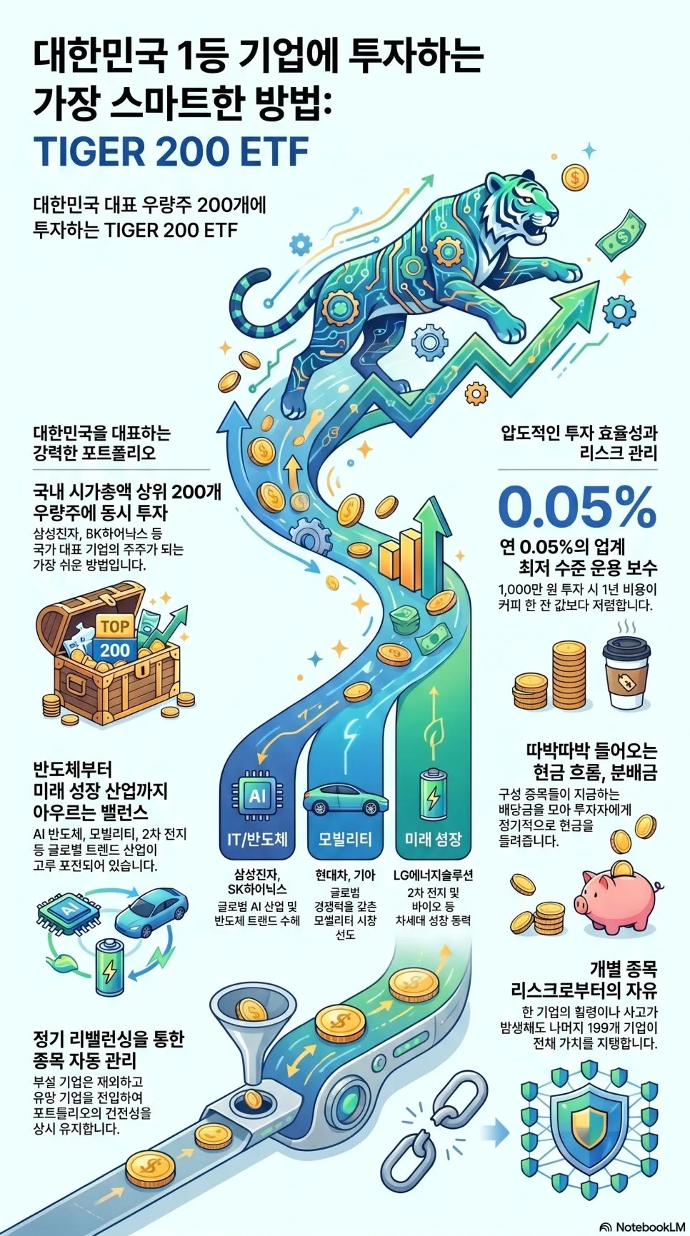 2026년 국내 ETF 추천: TIGER 200, 초보 투자자 필수 가이드 2