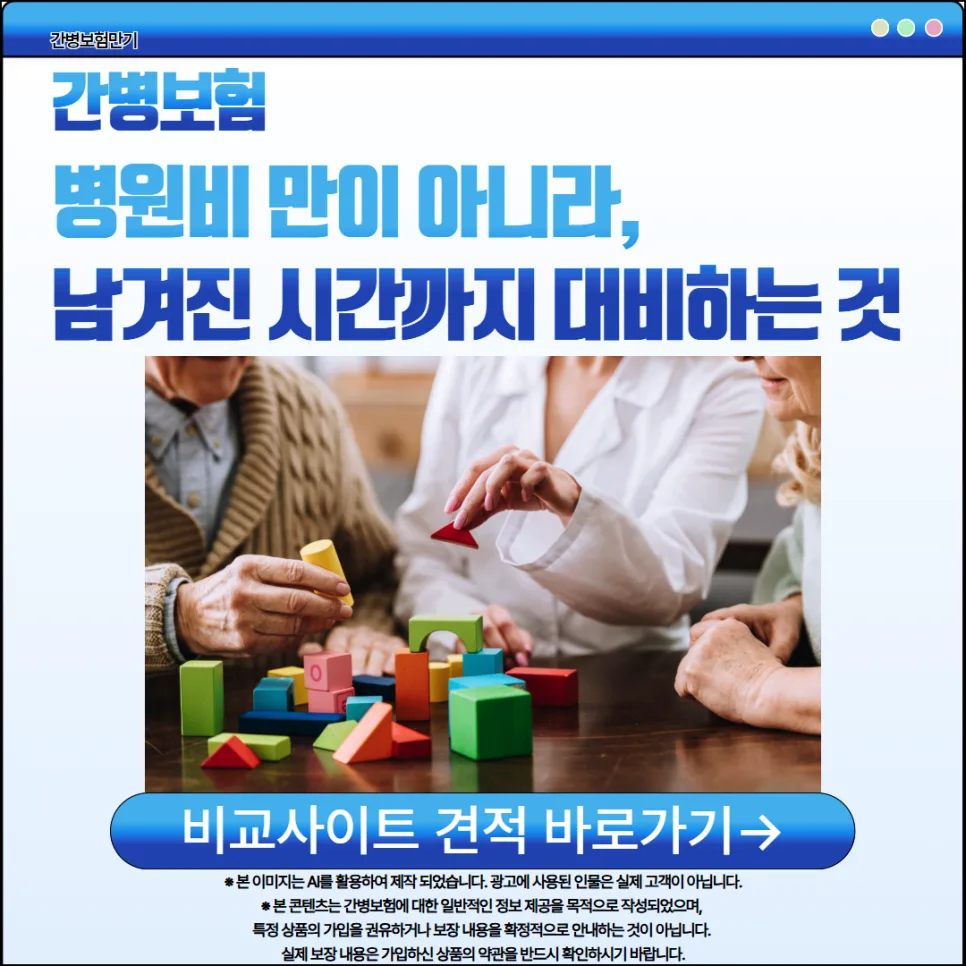 2026년 간병보험 만기, 보장 범위와 가입 전략 완벽 분석