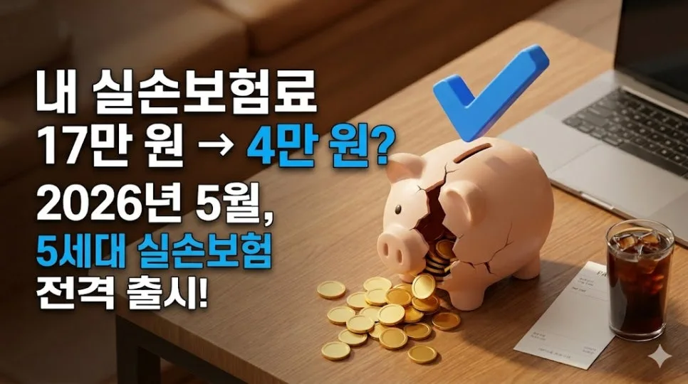5세대 실손보험 2026년 5월 출시: 보험료 반값 전환 혜택 총정리