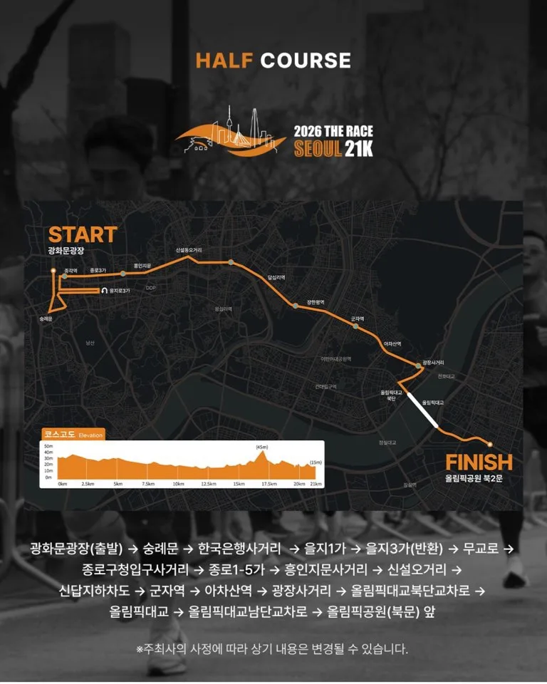 2026 더 레이스 서울 21K 완주 후기: 과체중 러너의 12분 단축 도전기 — 스포츠 — faminlove