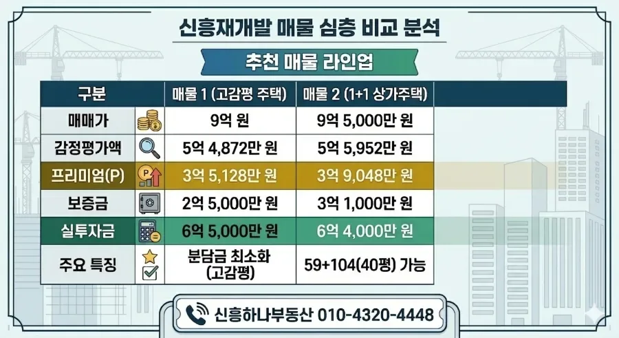 신흥1구역 양도세 절세 2026: 5월 9일 마감 전 급매물 분석 2