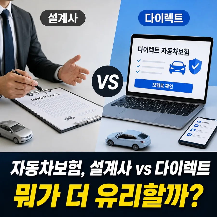자동차보험 설계사 vs 다이렉트 2026년 비교: 보험료·보장·사고처리 완벽 분석 — 비즈니스·경제 — ssooosso