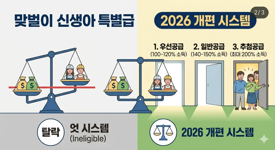 2026년 신생아 특공 자격 완화: 맞벌이 소득 기준과 당첨 확률 높이는 법 2