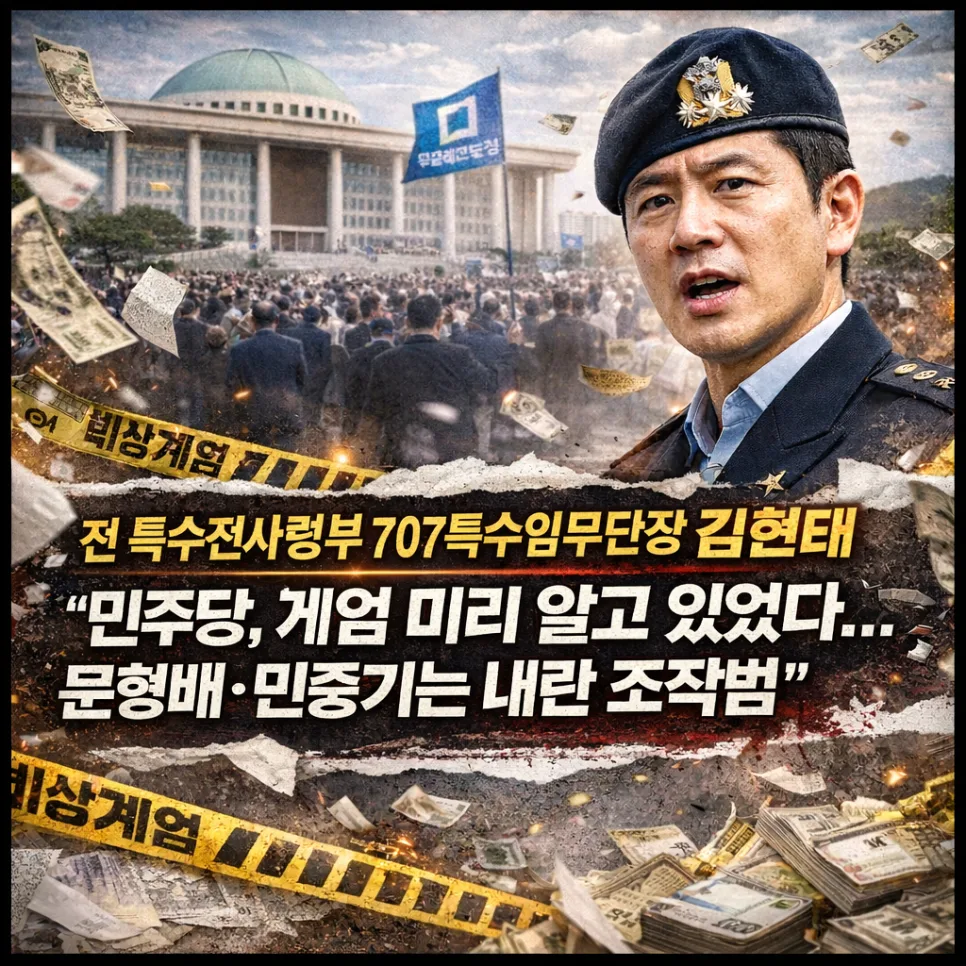 민주당, 계엄 사태 미리 알았나? 김현태 전 단장 폭로 진실 2026 — 사회·시사 — designalbranding