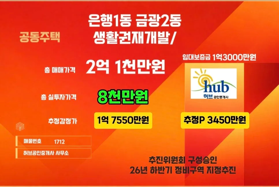 성남 은행1·금광2구역 재개발 2026년 추진 현황 및 투자 가치 분석