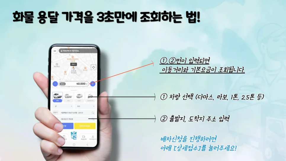 2026년 화물 용달 가격 조회 및 견적 신청 완벽 가이드 2