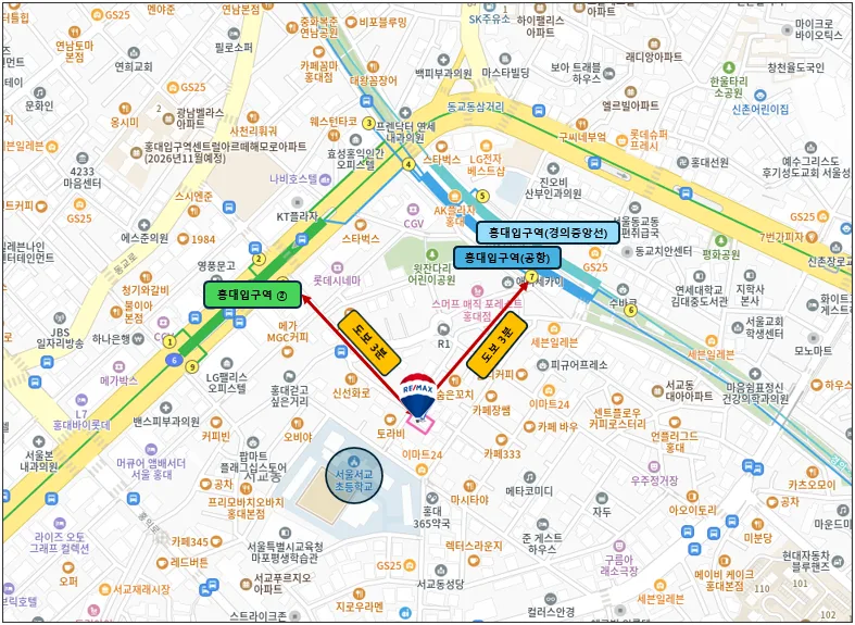 홍대 초역세권 올근생 건물 매매 2026: 사옥/투자 가치 분석 2