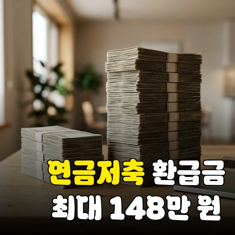 연금저축 세액공제 2026: 소득별 환급금 148만원 받는 법