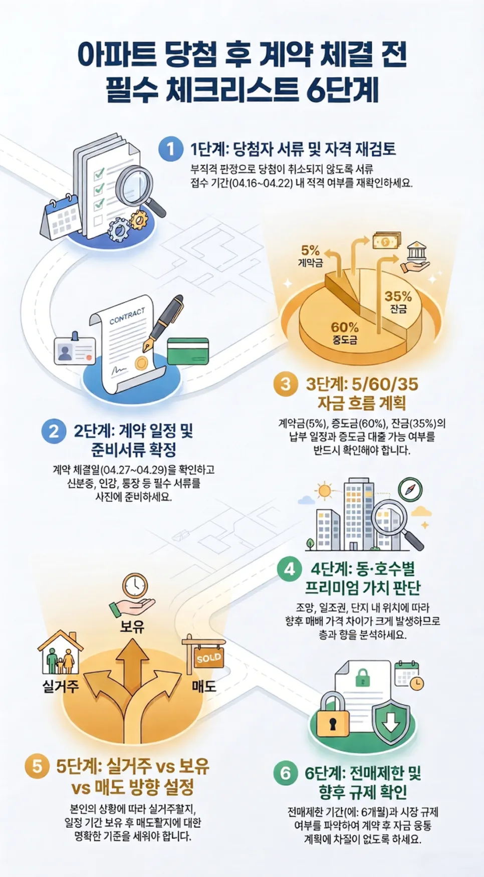 아파트 당첨 후 계약 전 필수 체크리스트 2026 2