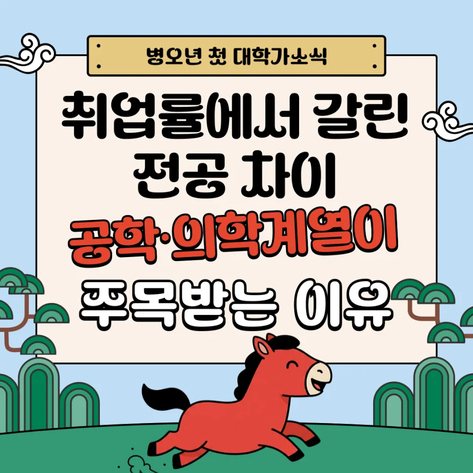 2026년 대학 생활 변화: 전공 선택부터 취업, 기숙사까지 총정리 3