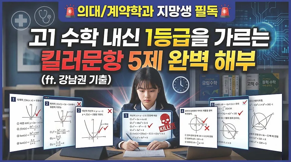 2026년 고1 수학 1등급 비결: 강남 기출 변형 문항 완벽 해부 — 교육·학문 — eunjung145