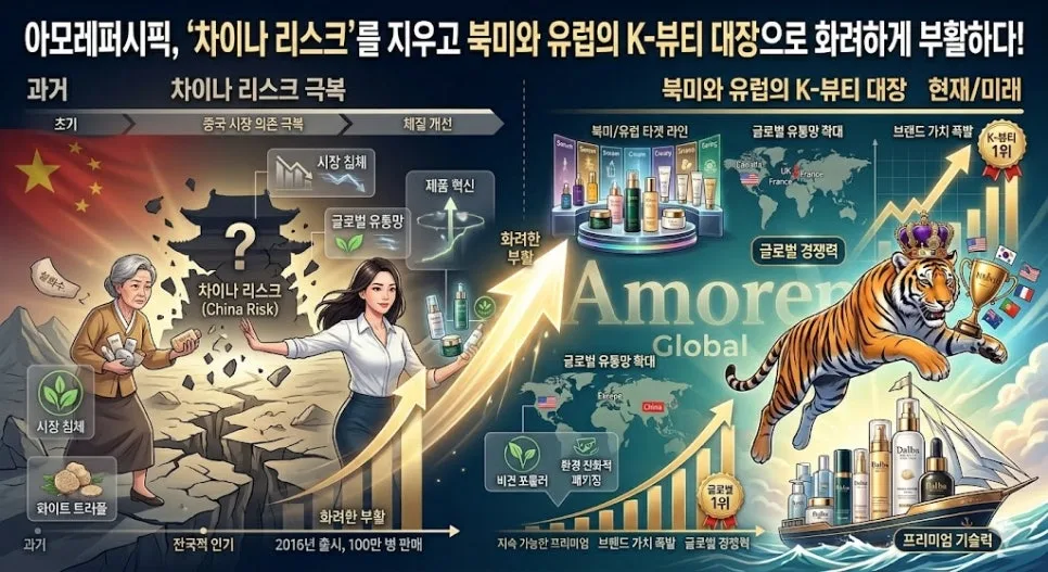 아모레퍼시픽 주가 전망 2026: 북미·유럽 성장과 COSRX 인수 효과 분석