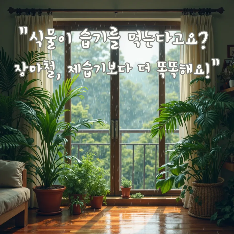 장마철 습도 잡는 식물 2026: 자연 제습 효과와 관리법 총정리 — 원예·재배 — honeyissue 1