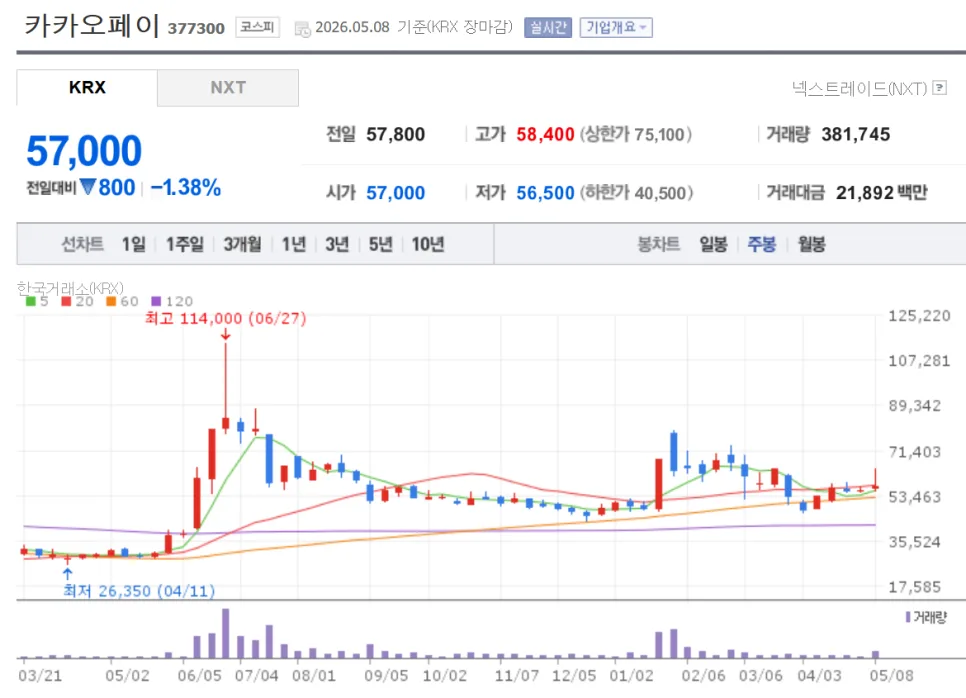 카카오페이 주가 2026년 전망: 밸류에이션 분석과 투자 리스크 총정리 2